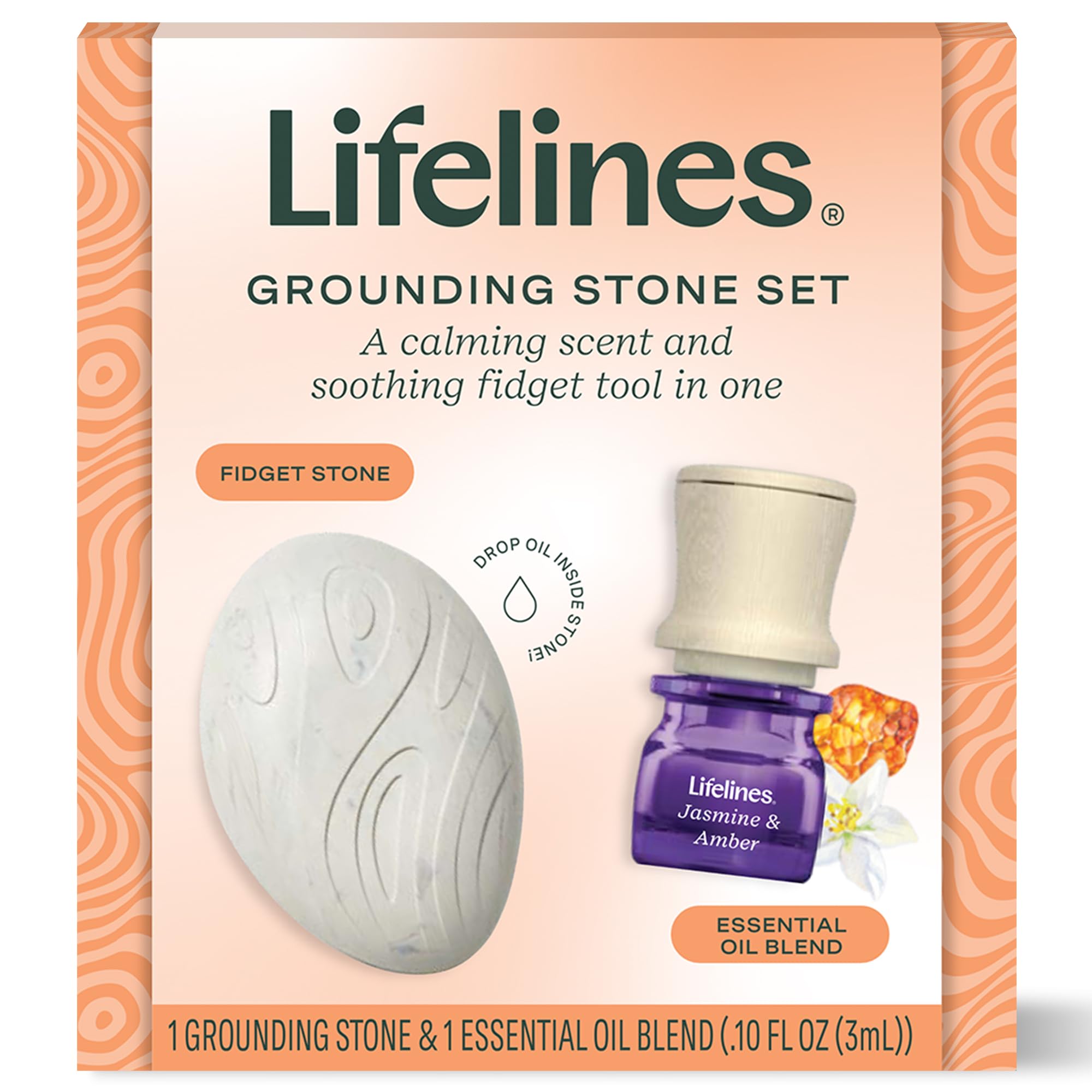 Piedra estabilizadora Lifelines con diseño táctil para enfoque