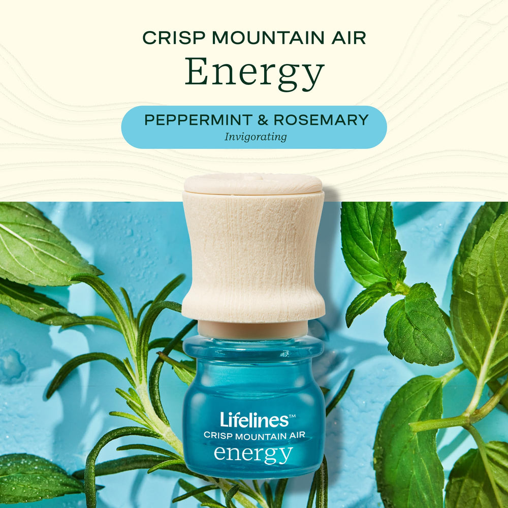Lifelines portable diffuser demonstrates compact design for on-the-go relaxation.