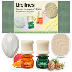 Lifelines Sensory Immersion Gift Box with diffuser and stone for calming rituals