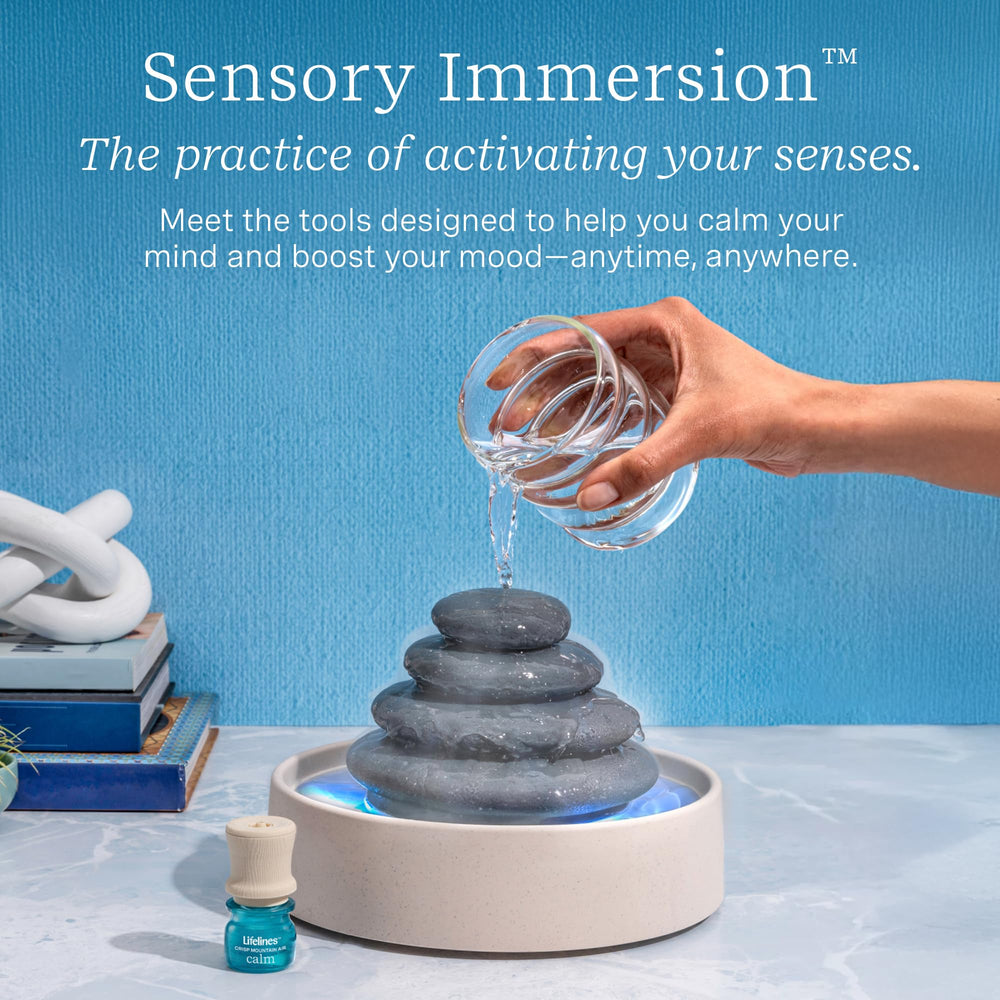 Lifelines stacking stones diffuser gift-pack ideal for gifting wellness.