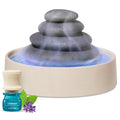 Lifelines Stacking Stones Diffuser – Calming Aromatherapy Tower with Auto-Shutoff & Essential Oil Blend