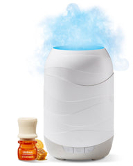 Lifelines Waves ultrasonic diffuser releases a soothing mist with citrus aroma.