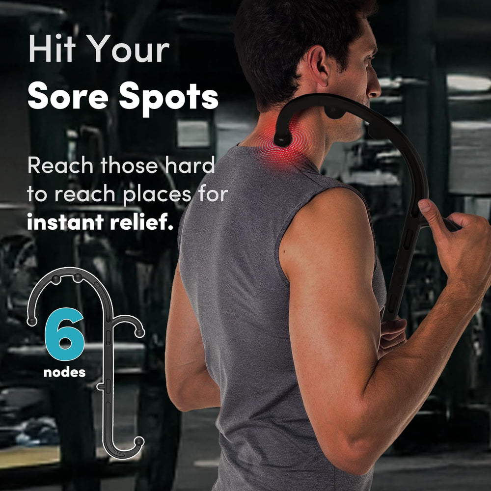 Lifelong tool targets back muscles for tension release and easier daily movement.