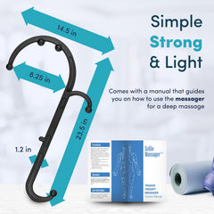 Lifelong device soothing shoulder stiffness with multi-point pressure.