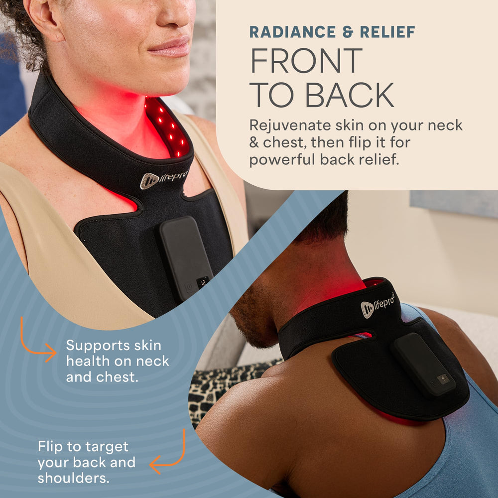 LifePro digital control panel enables adjustable settings for personalized therapy