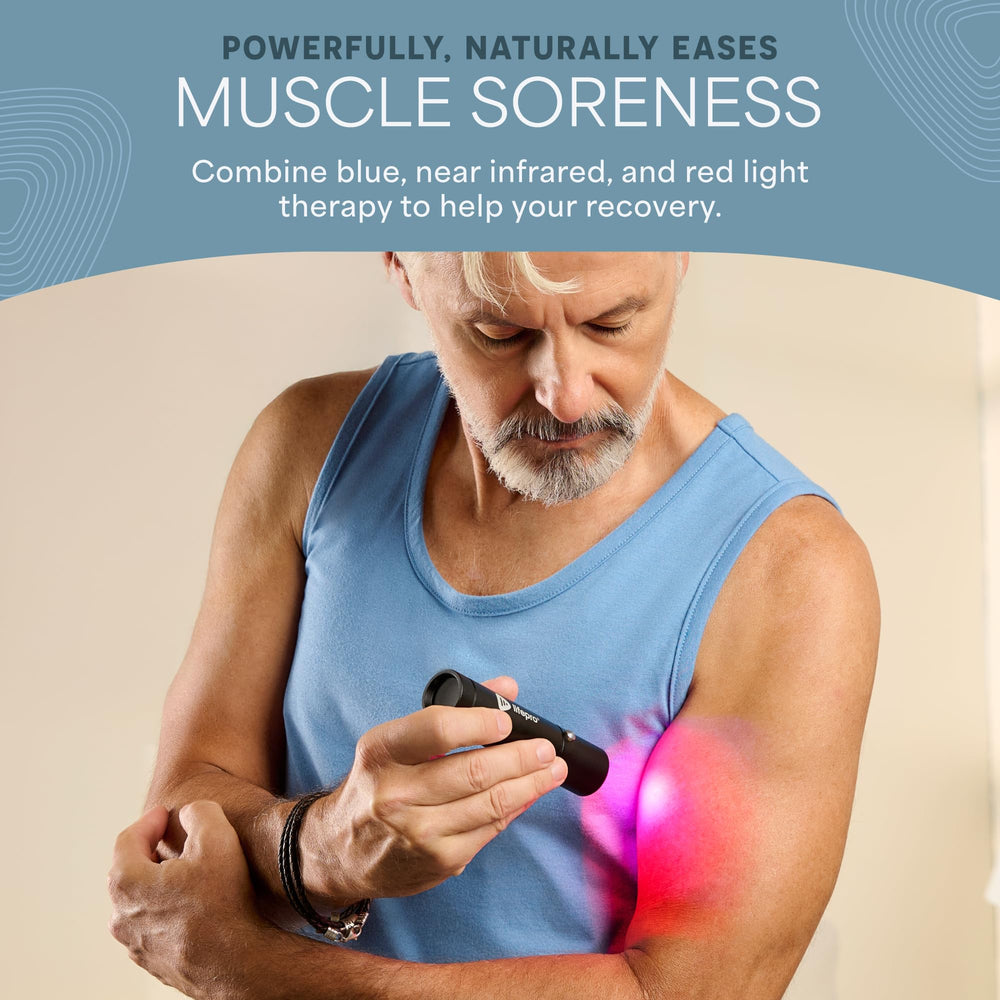 LifePro infrared light therapy wrist strap setup for hands-free use