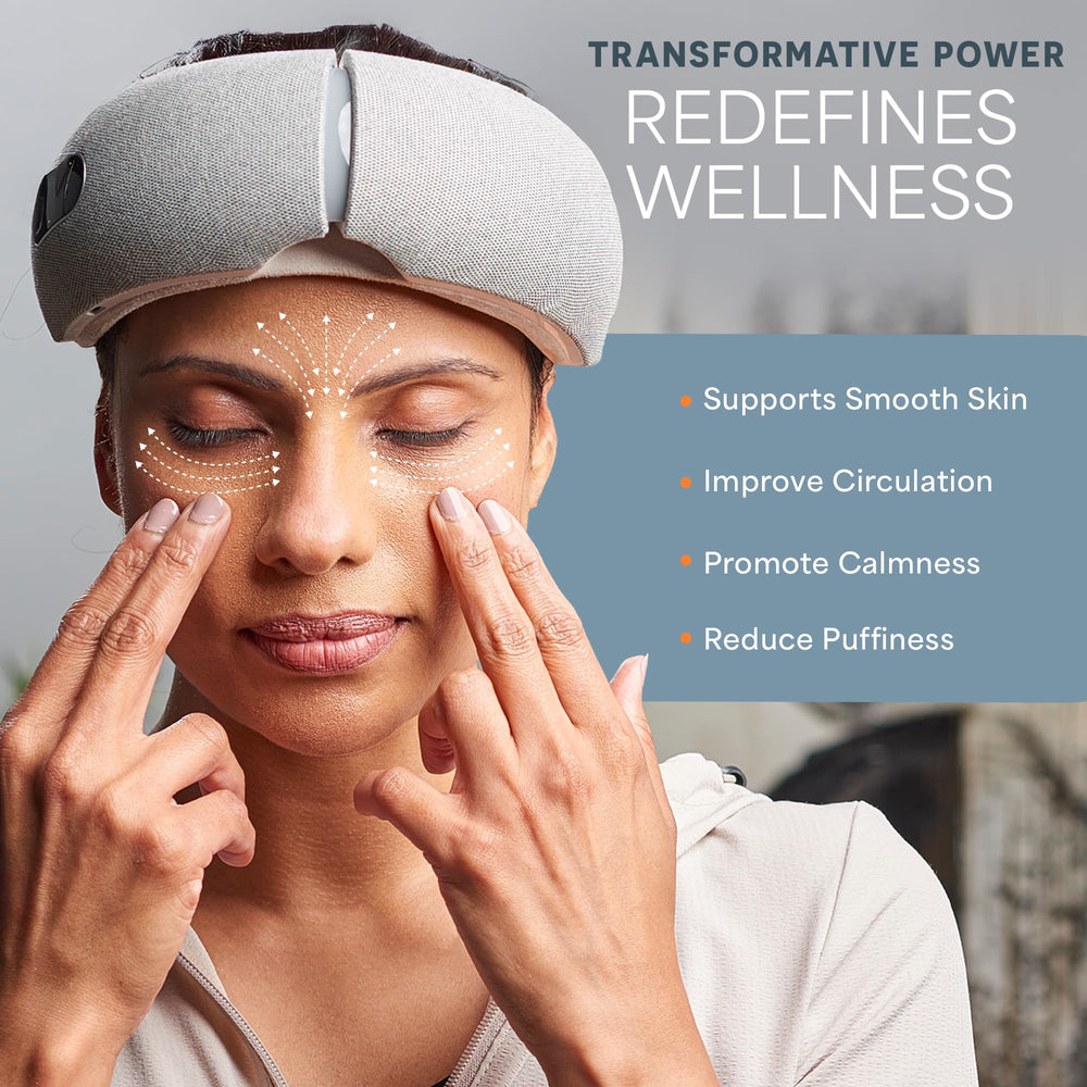 LifePro migraine relief mask with heat delivers quick soothing breaks