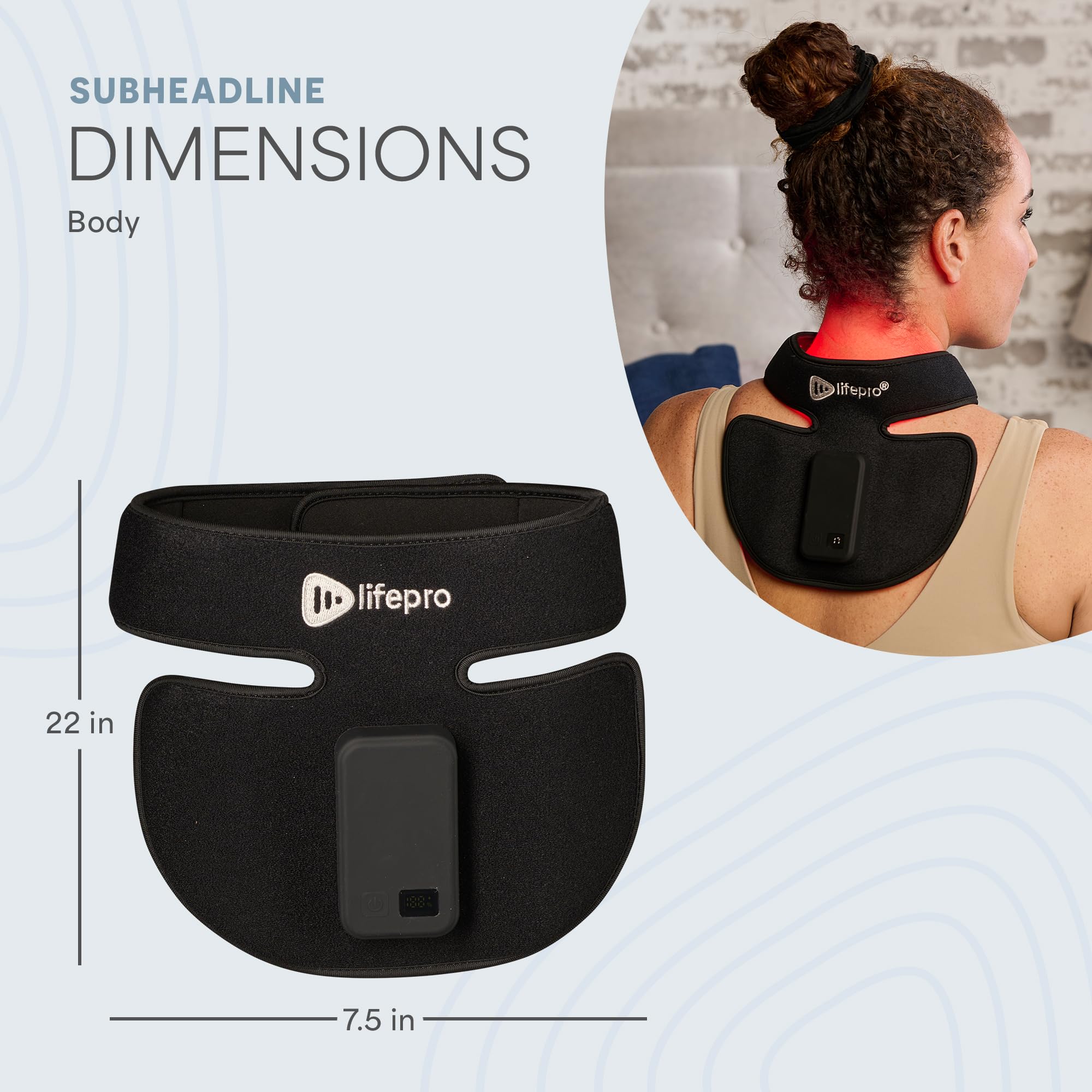 LifePro neoprene material feels soft against skin for comfortable sessions