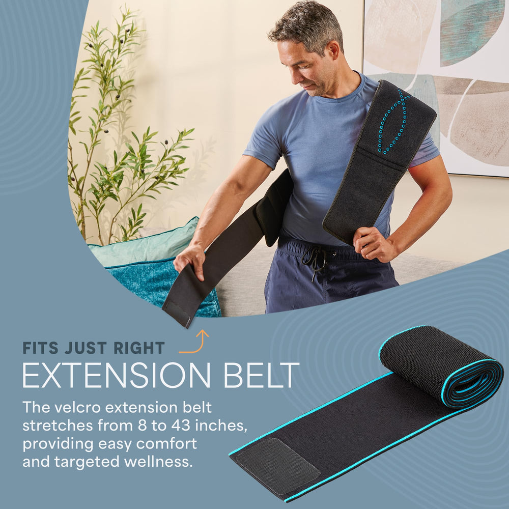 LifePro belt with USB charging and wall power options.