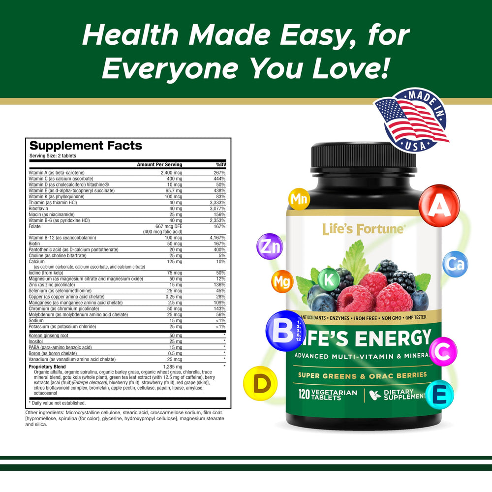 Life's Fortune Immune Support bottle showcases vitamin C, D, and zinc for overall resilience.