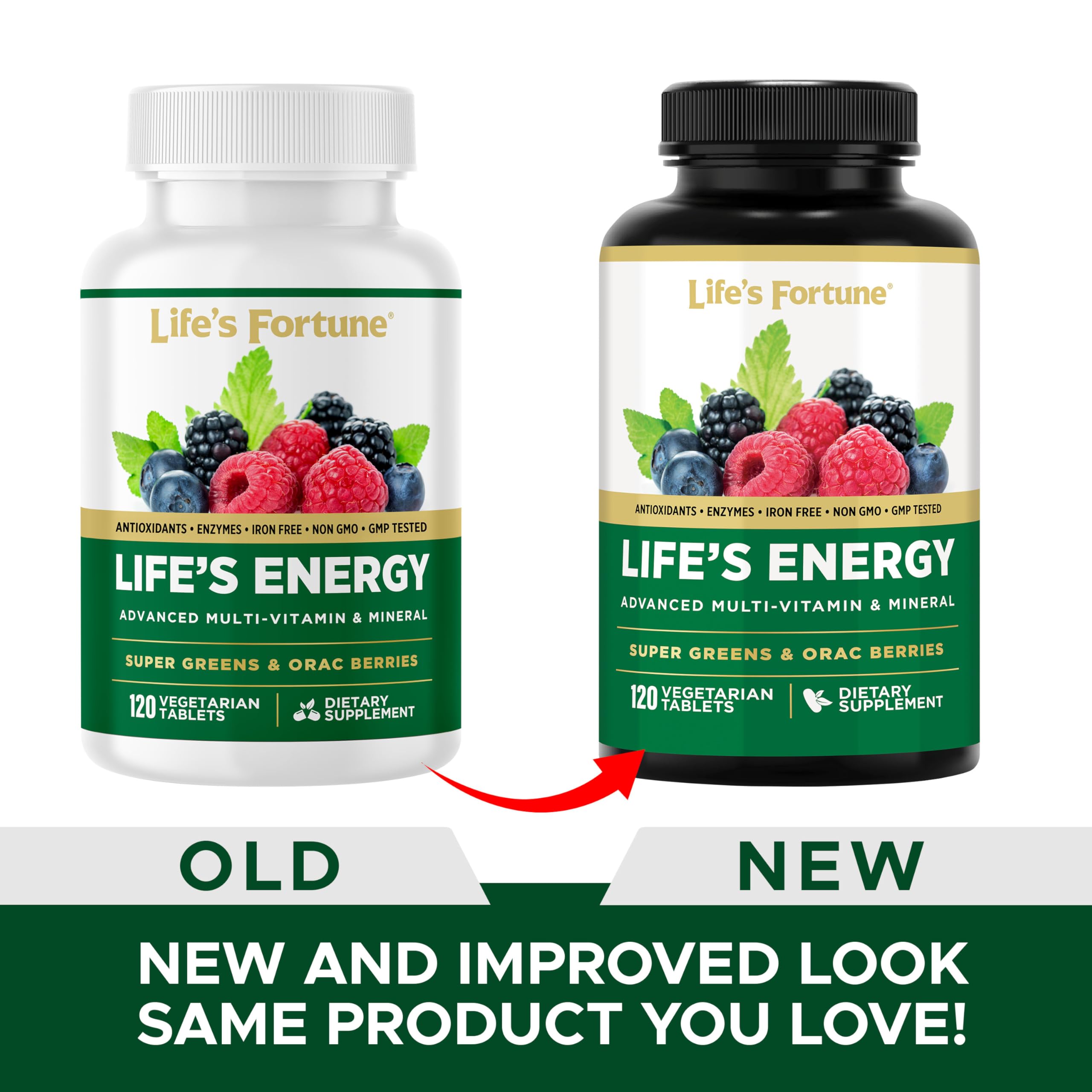 Life's Fortune Spirulina-Chlorella image emphasizes nutrient-dense greens for whole-body nourishment.