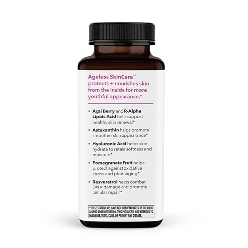 LifeSeasons Ageless Skincare capsules close-up ready to support daily skin nourishment