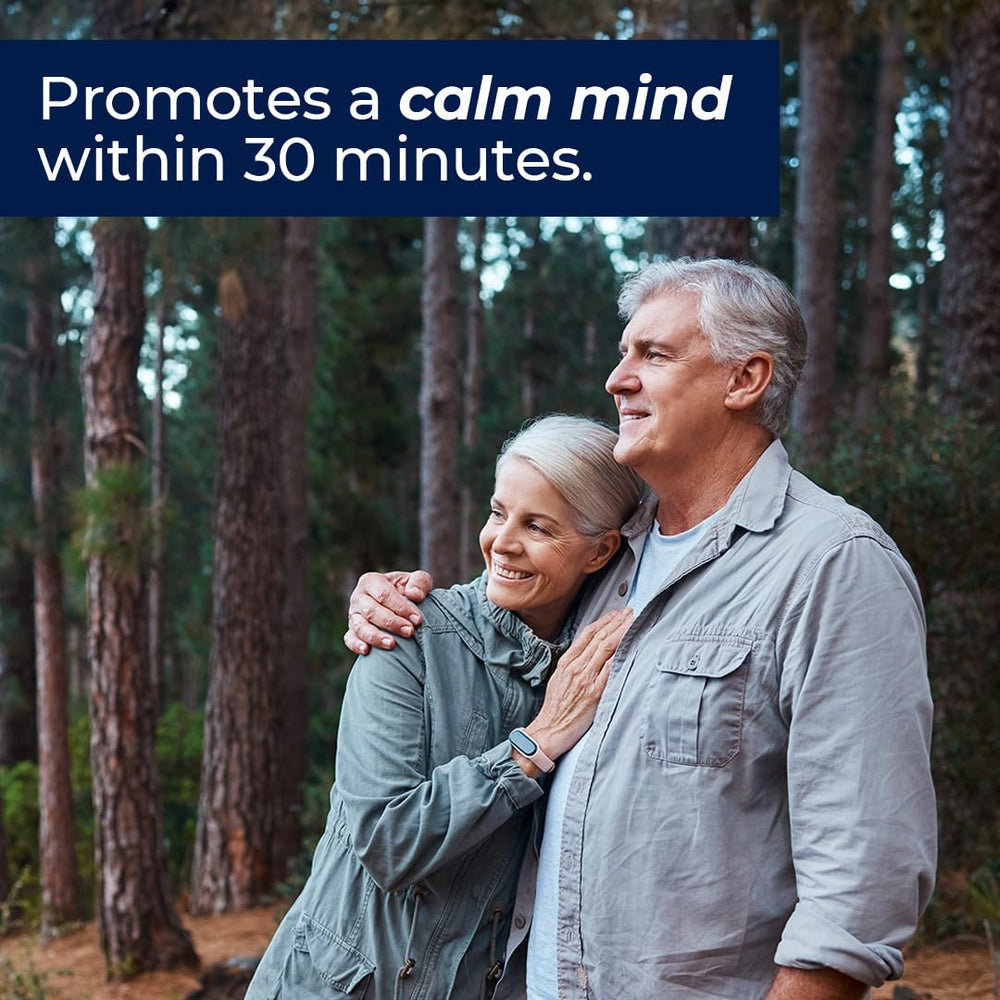 LifeSeasons Anxie-T bottle beside journal invites mindful pause and focus