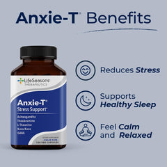 LifeSeasons Anxie-T ingredients list highlights kava kava and GABA for calm potential