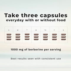 LifeSeasons Berberine label detail emphasizes purity and science-backed formulation.