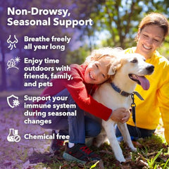 LifeSeasons Breathe-X bottle label close-up highlights ingredient science