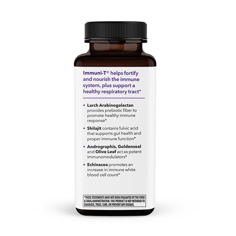 LifeSeasons Immuni-T capsules close-up—potent plant-based immune blend