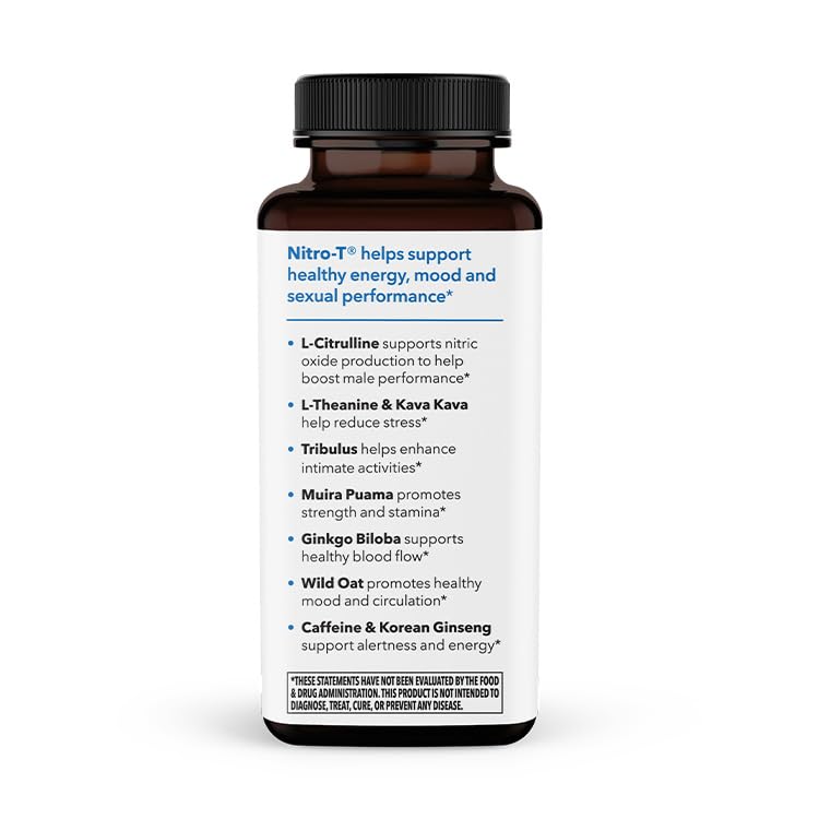 LifeSeasons Nitro-T feature graphic highlights natural plant-based support