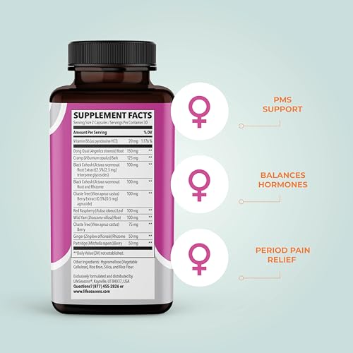 LifeSeasons PreMense-T packaging front for convenient daily PMS relief