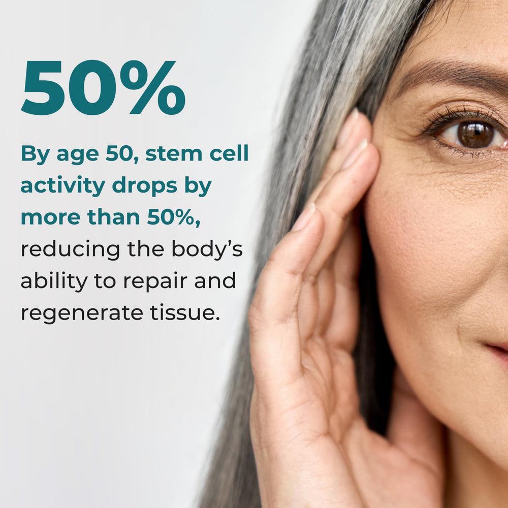 LifeSeasons Stem Boost-R packaging image implies immune and cellular balance support