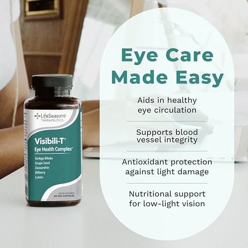 LifeSeasons Visibili-T capsules for daily dosage with nutrients.
