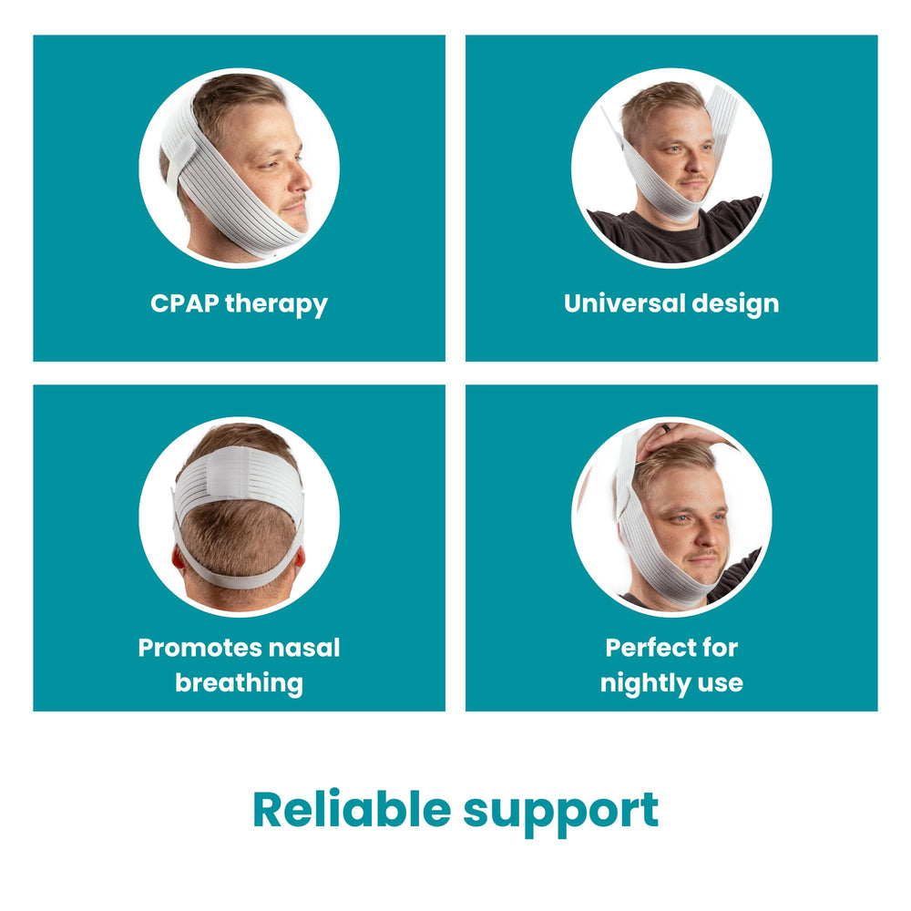 LIFESOURCE unisex snore-reduction accessory, closeup, designed for CPAP users.