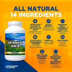 LifeSource Immune-B capsules ready for daily use.