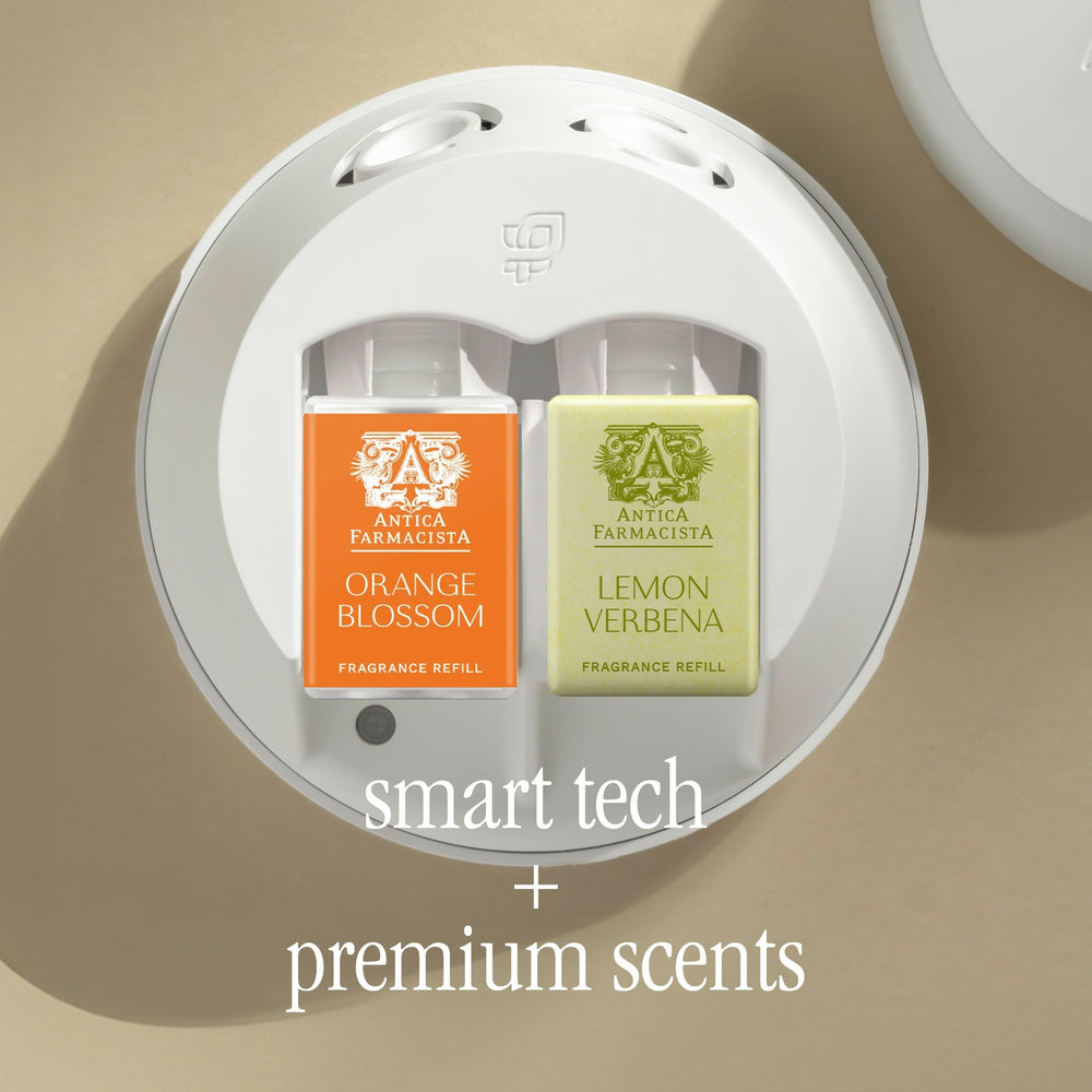 Lifestyle room scene with Pura diffuser creating inviting aroma