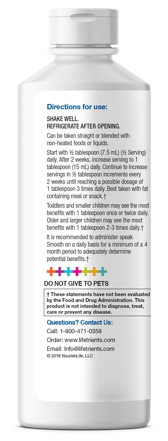 Lifetrients Speak+D Smooth tasting sample highlights child-friendly flavor