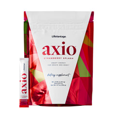 LifeVantage AXIO regular energy packet ready to mix for focus support.