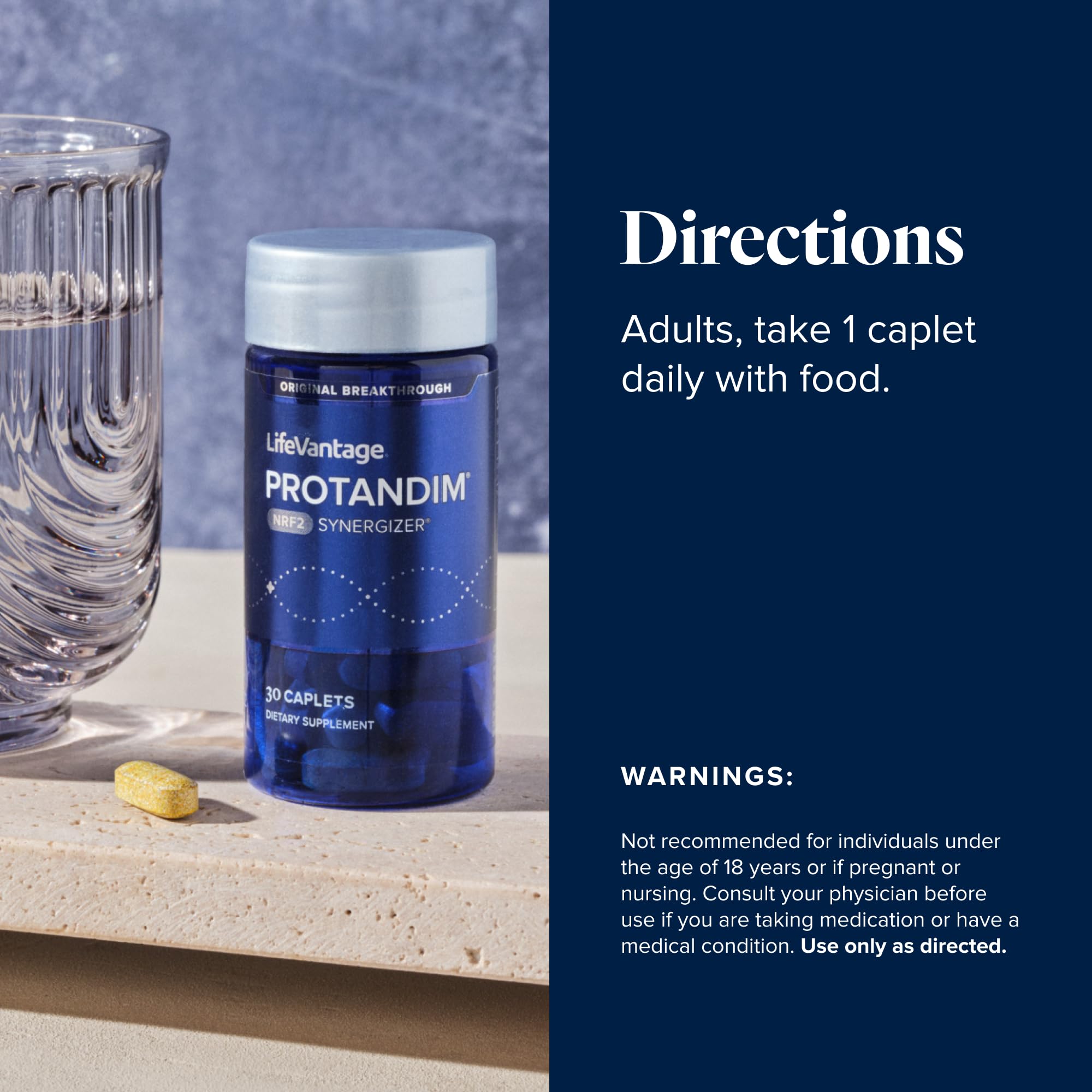 LifeVantage Protandim Nrf2 Synergizer capsule texture closeup signaling easy daily use.