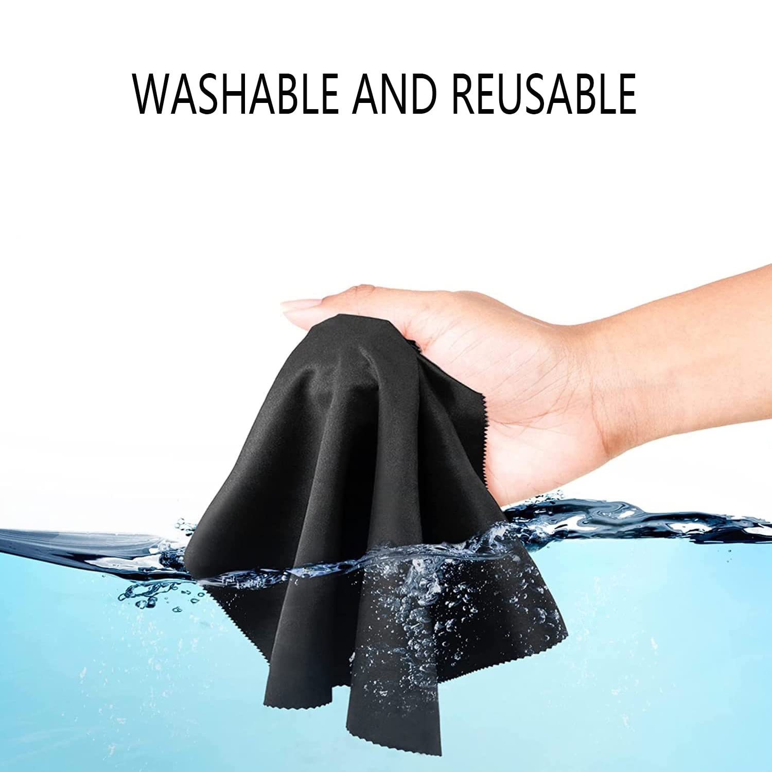 LifHap reusable and quick drying microfiber cloths stand up to repeated use