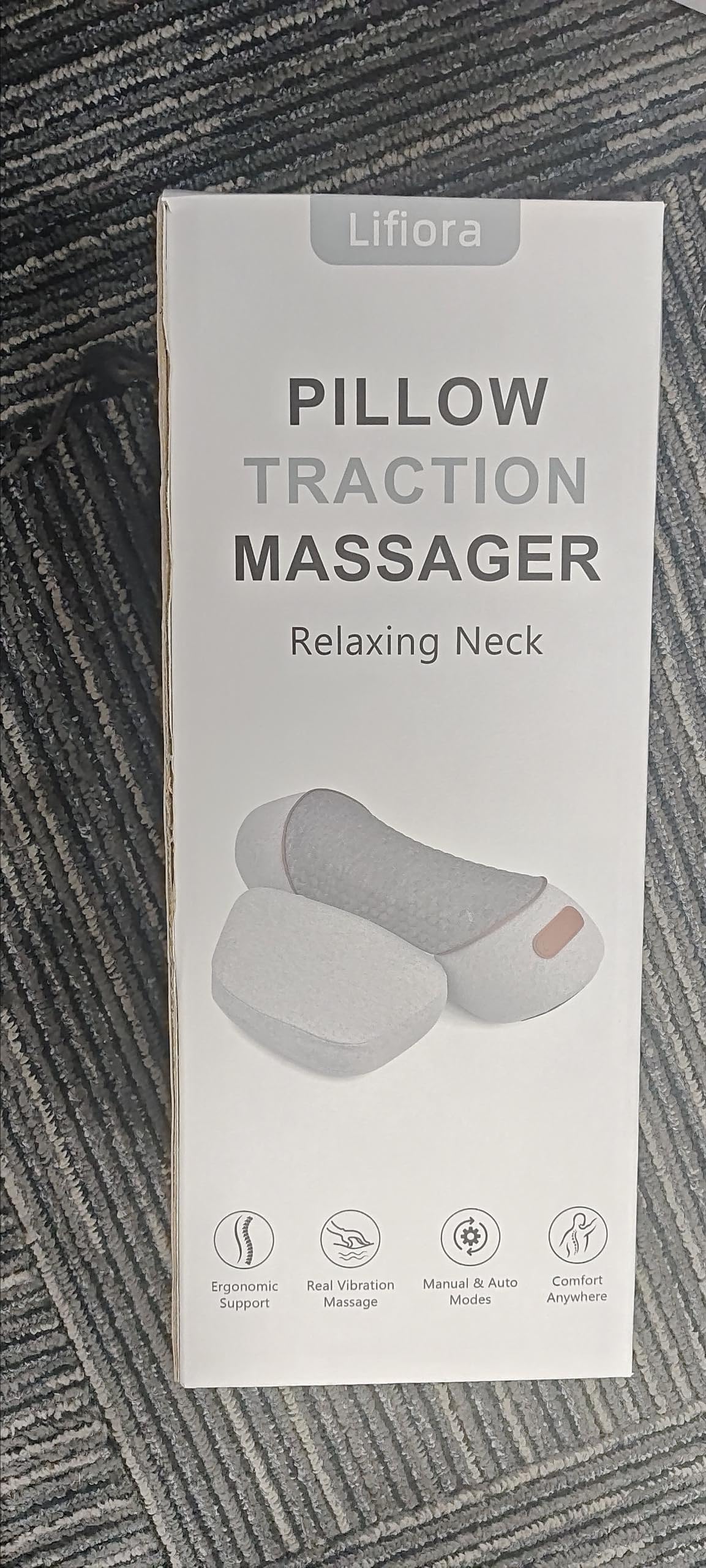 Lifiora neck support aiding desk-based posture and relief