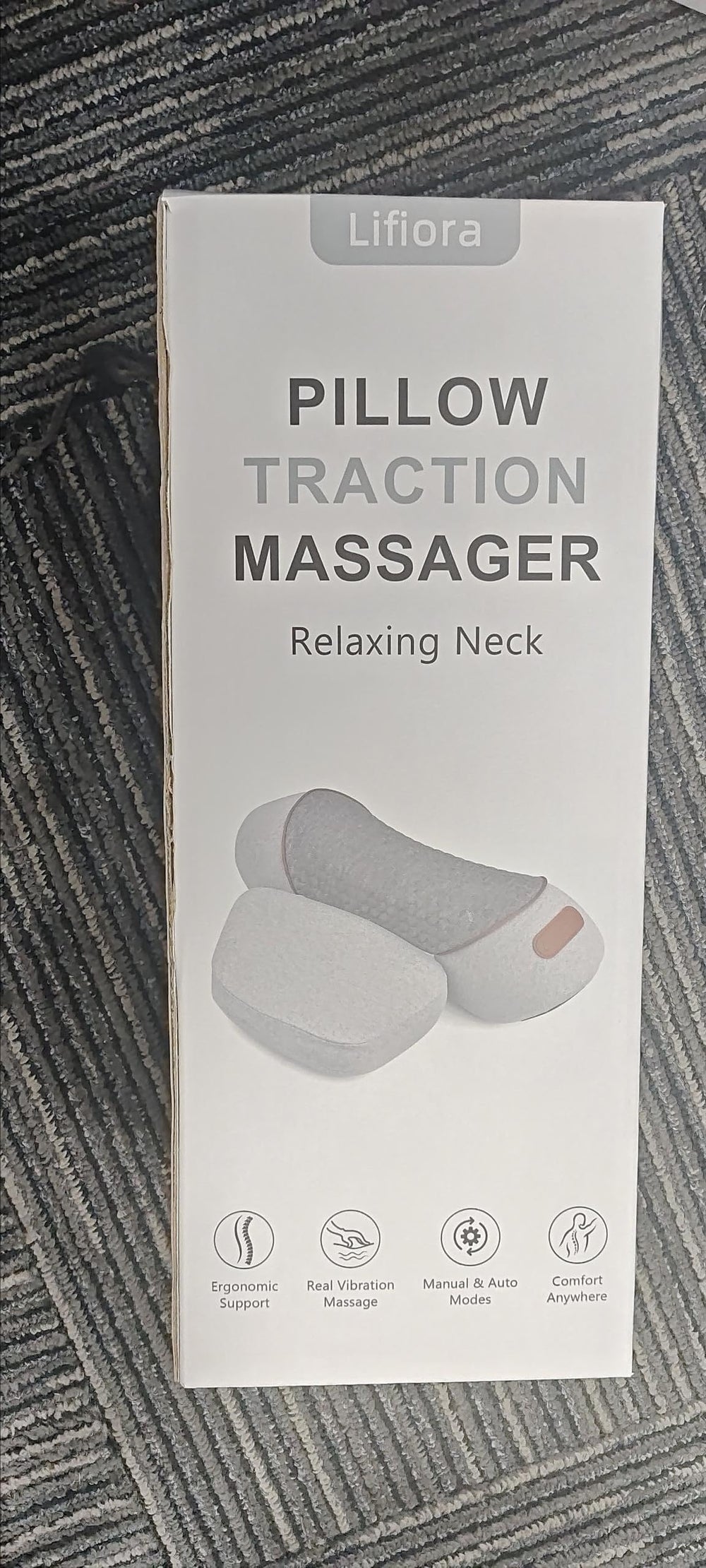 Lifiora neck support aiding desk-based posture and relief