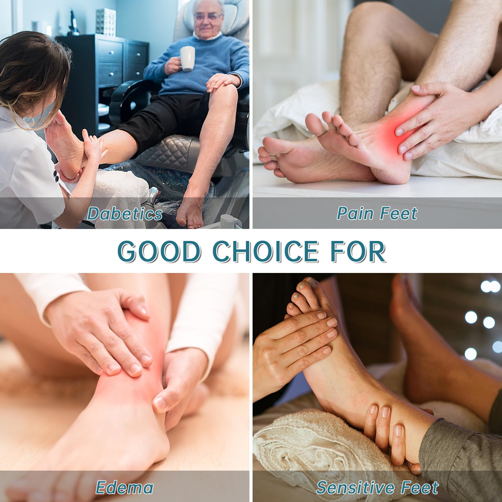 LIFPAU machine-washable socks simplify care and maintenance.
