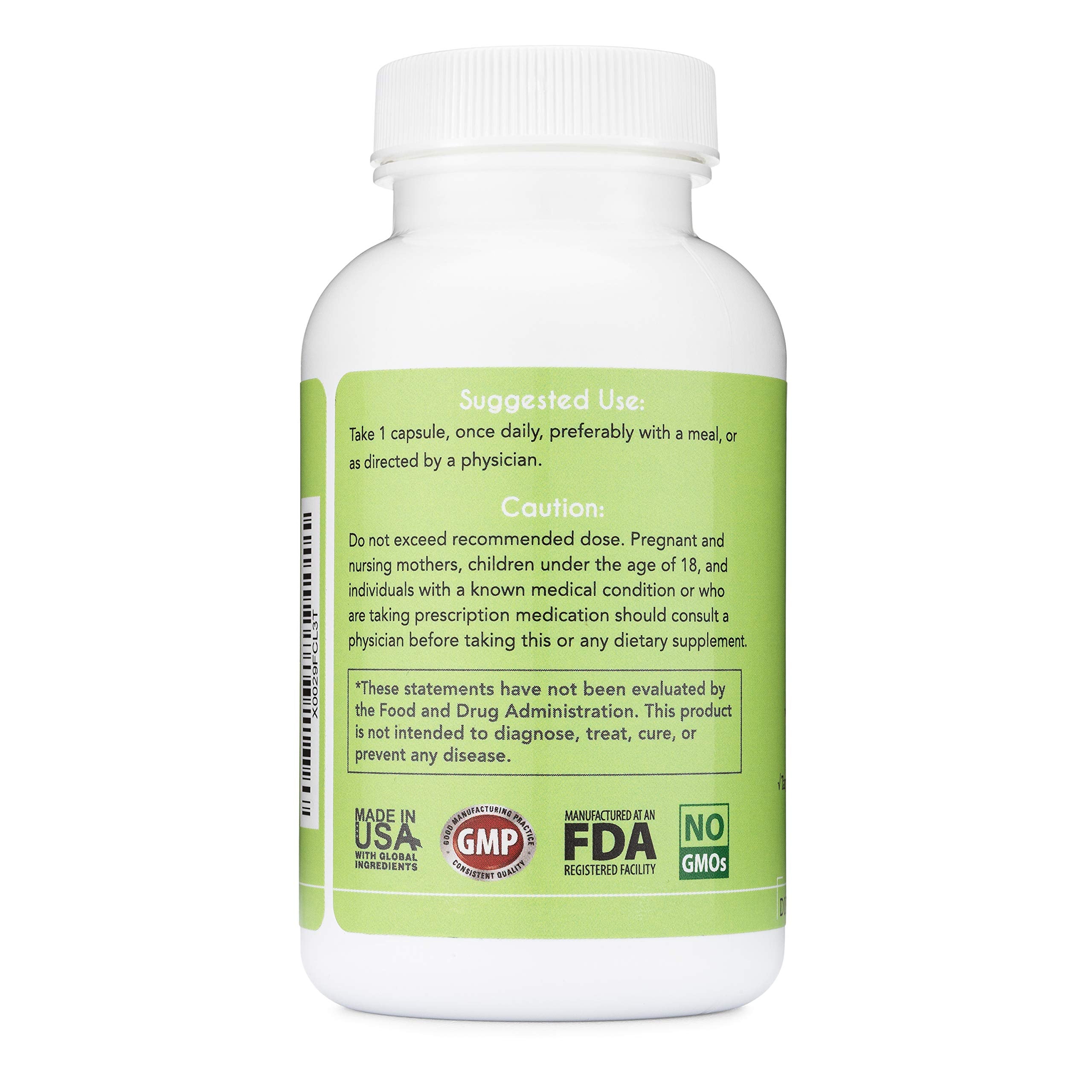 Lifted Naturals vegan probiotic capsules for daily gut support.