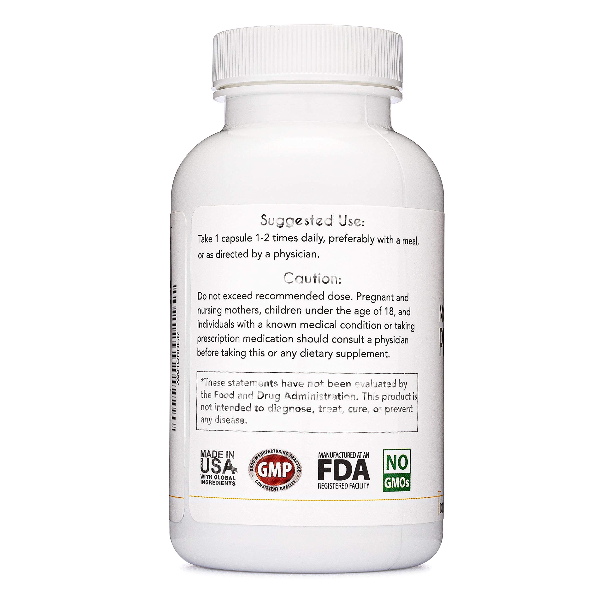 Lifted Naturals bottle features two-month supply for consistent daily use.