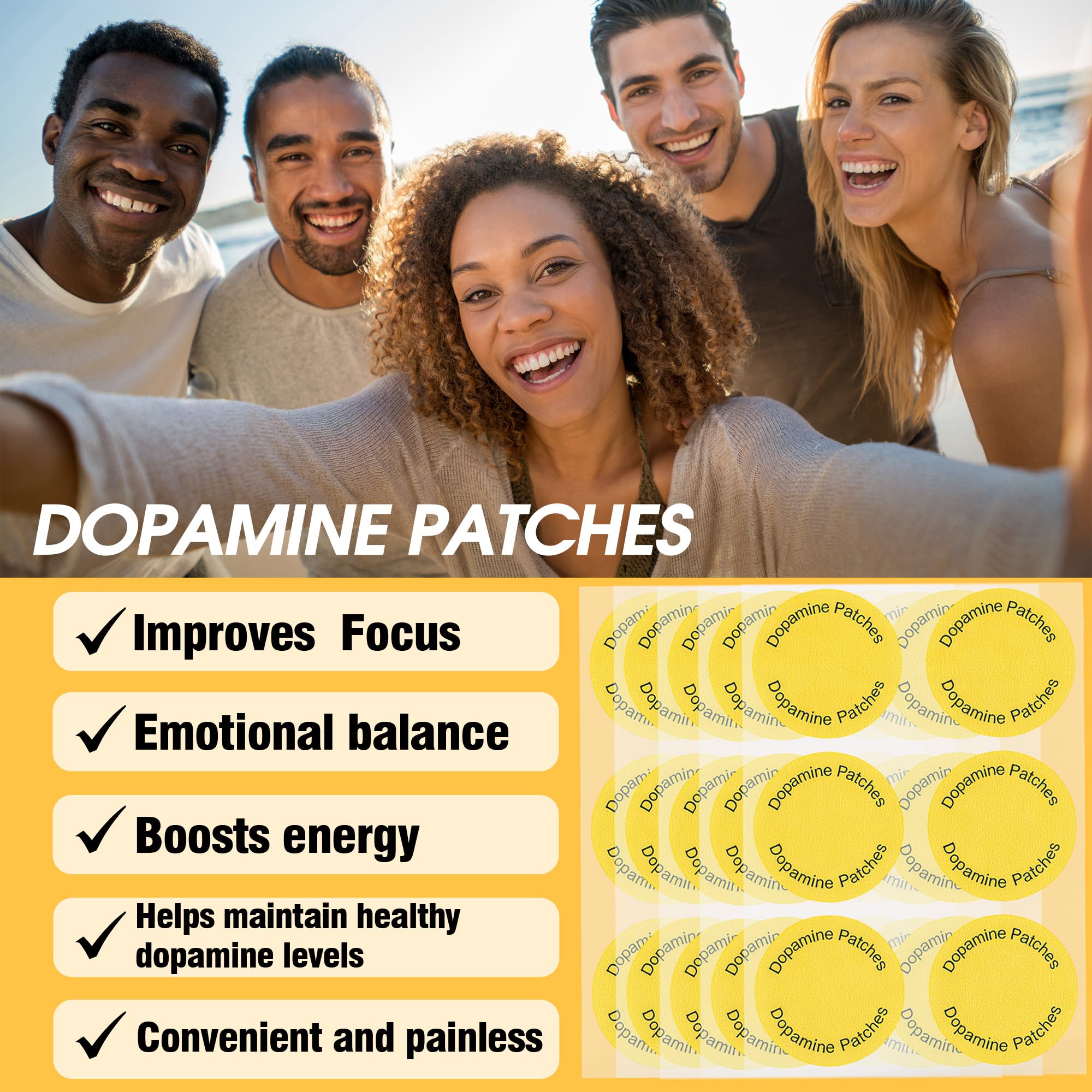 Liftouch 30-patch daily pack offers convenient mood support on the go.