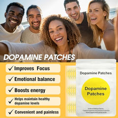 Liftouch dopamine patch worn discreetly under clothes for daily mood support.