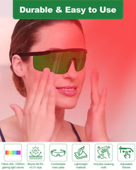 Gafas LIGHTMEUP con lentes verdes para multitarea sin perder claridad visual