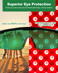 LightMeUp transparent green lenses enable media multitasking during therapy sessions.