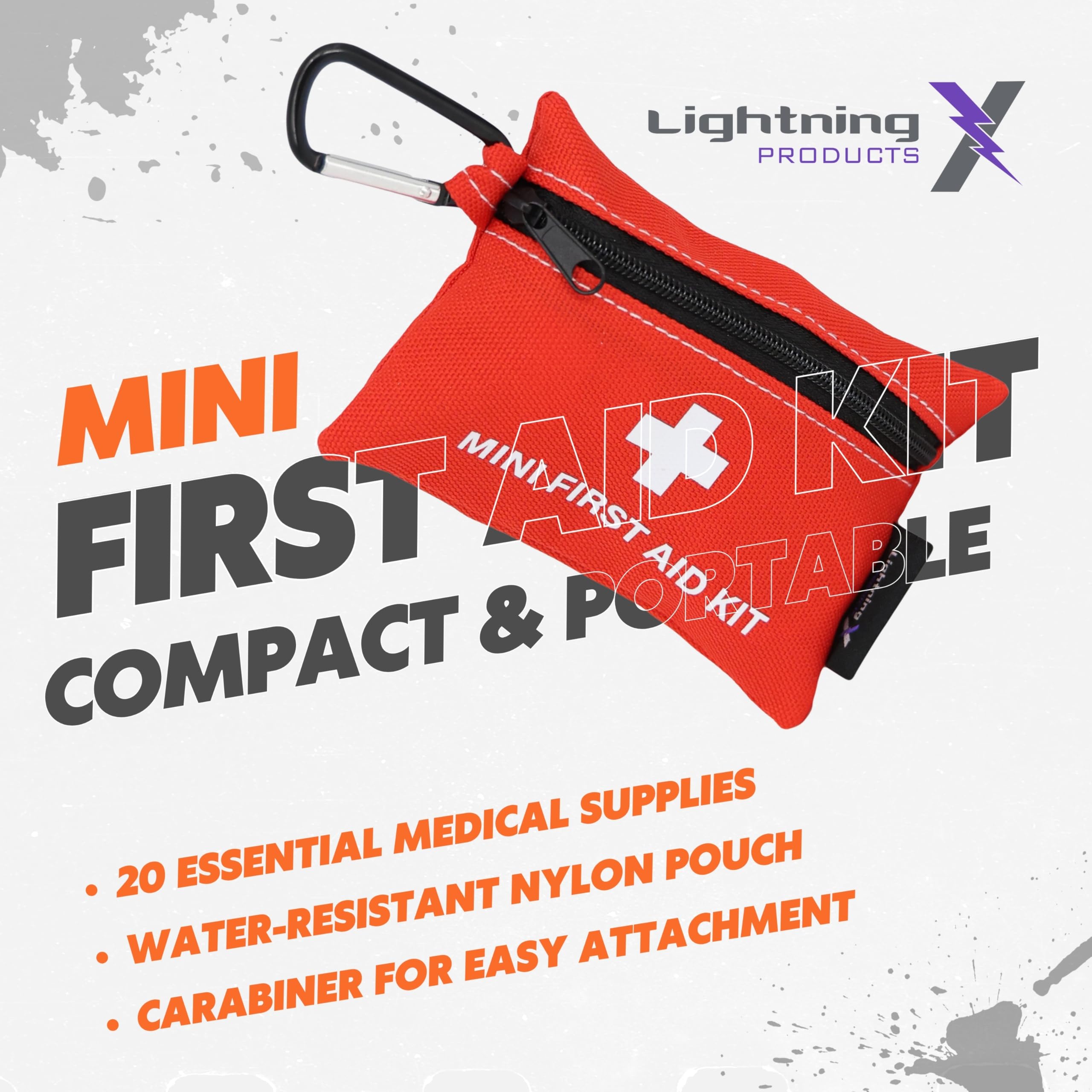 Lightning X Products estuche resistente al agua protege el contenido durante viajes