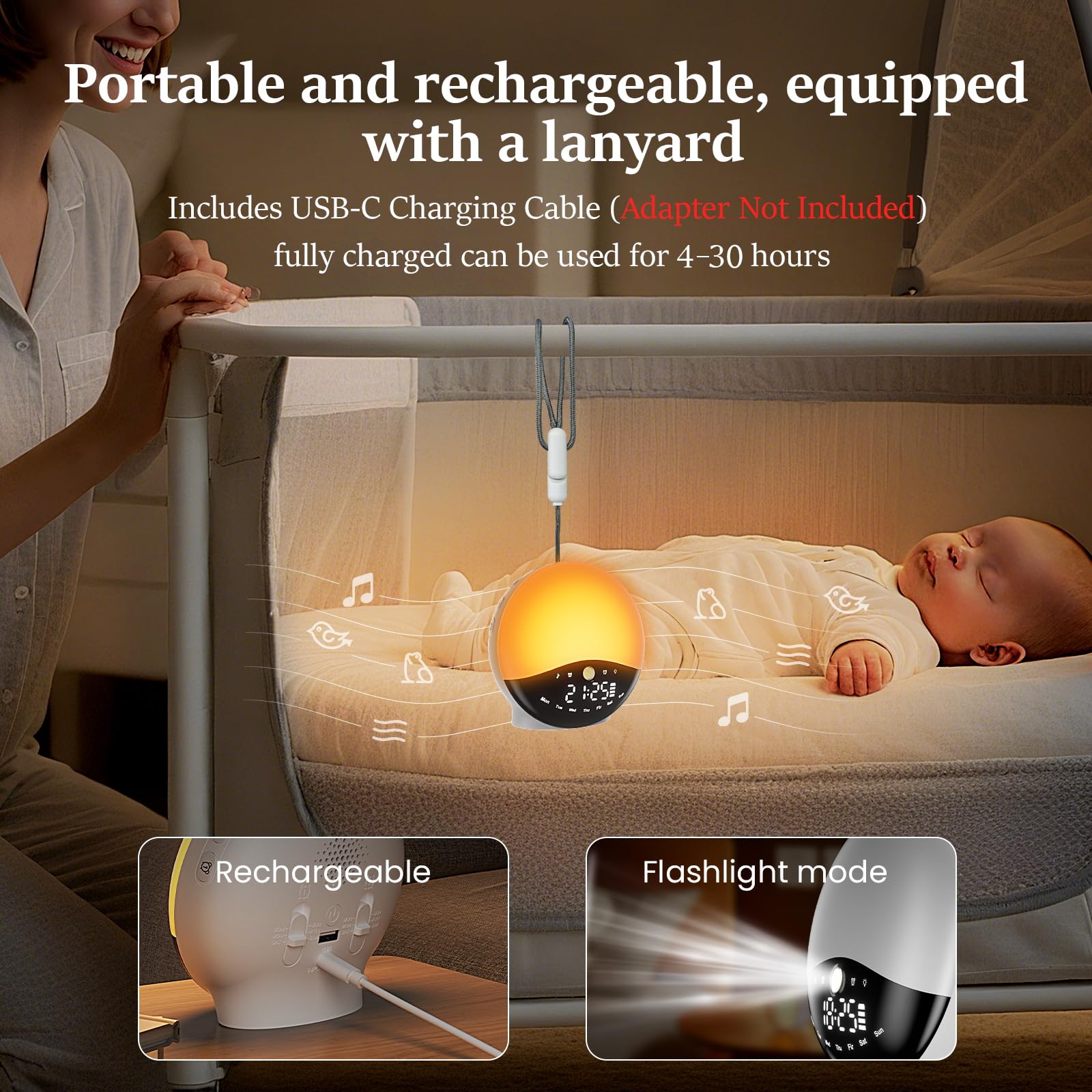 Lightoratory night light brightness and reading light in use