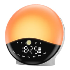 Lightoratory wake-up light displaying sunrise for a gentle morning wake