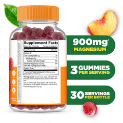 Lija Lifeable 900mg magnesium citrate gummies pack emphasizing easy daily intake.