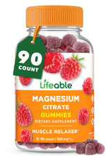 Lija Lifeable raspberry-flavored magnesium gummies bottle for daily wellness.