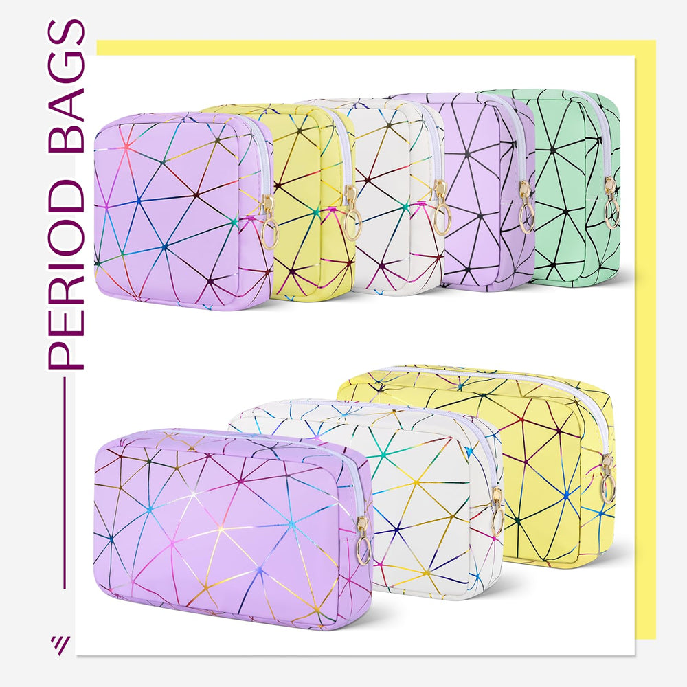 Likesing colorful purple period bag adds style and organization