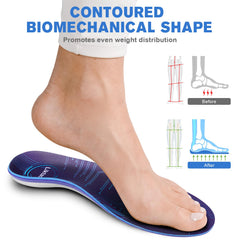 Liktadr full-length-cushioning-insoles deliver soft comfort across the entire foot.