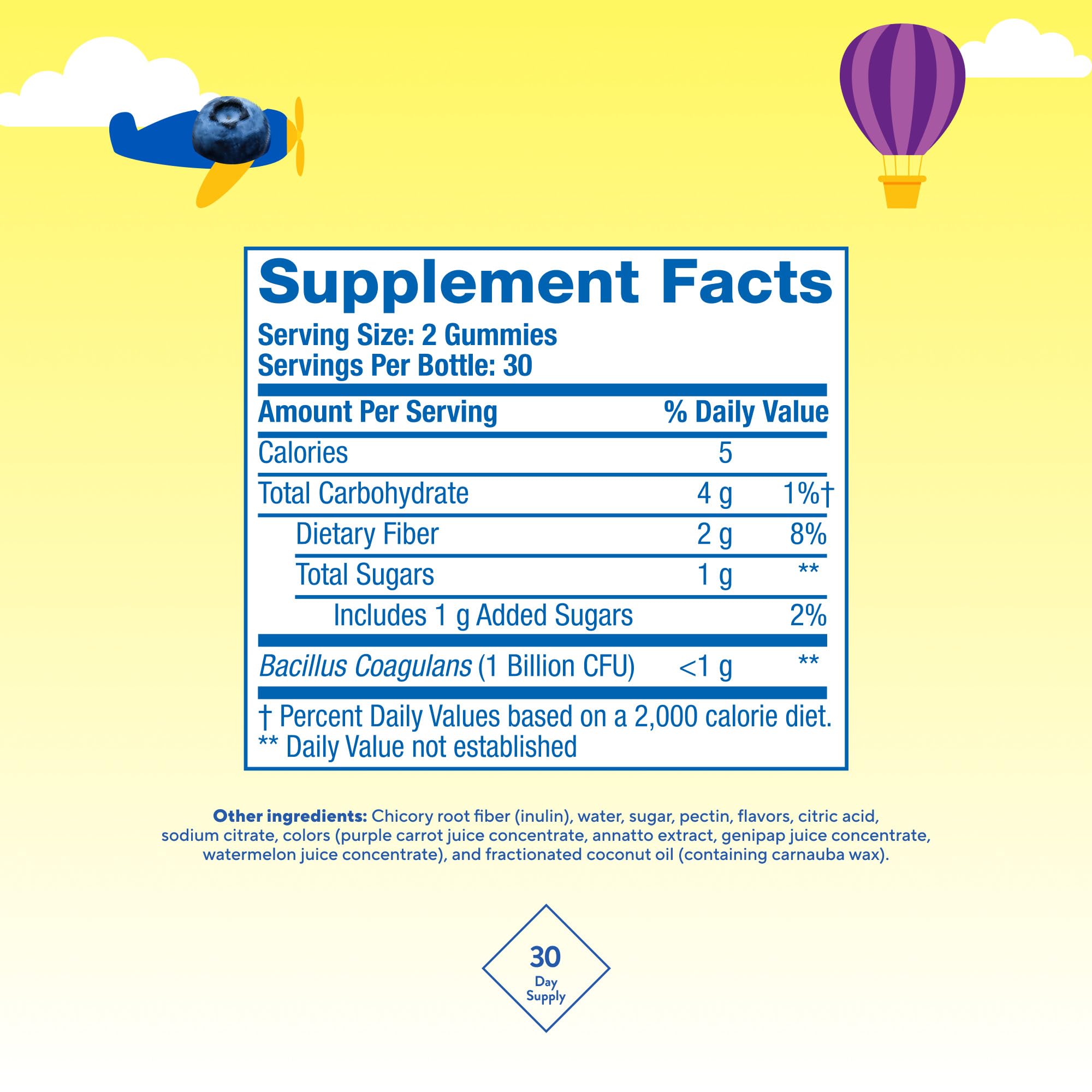 Lil Critters no HFCS and no artificial dyes gummy formula.