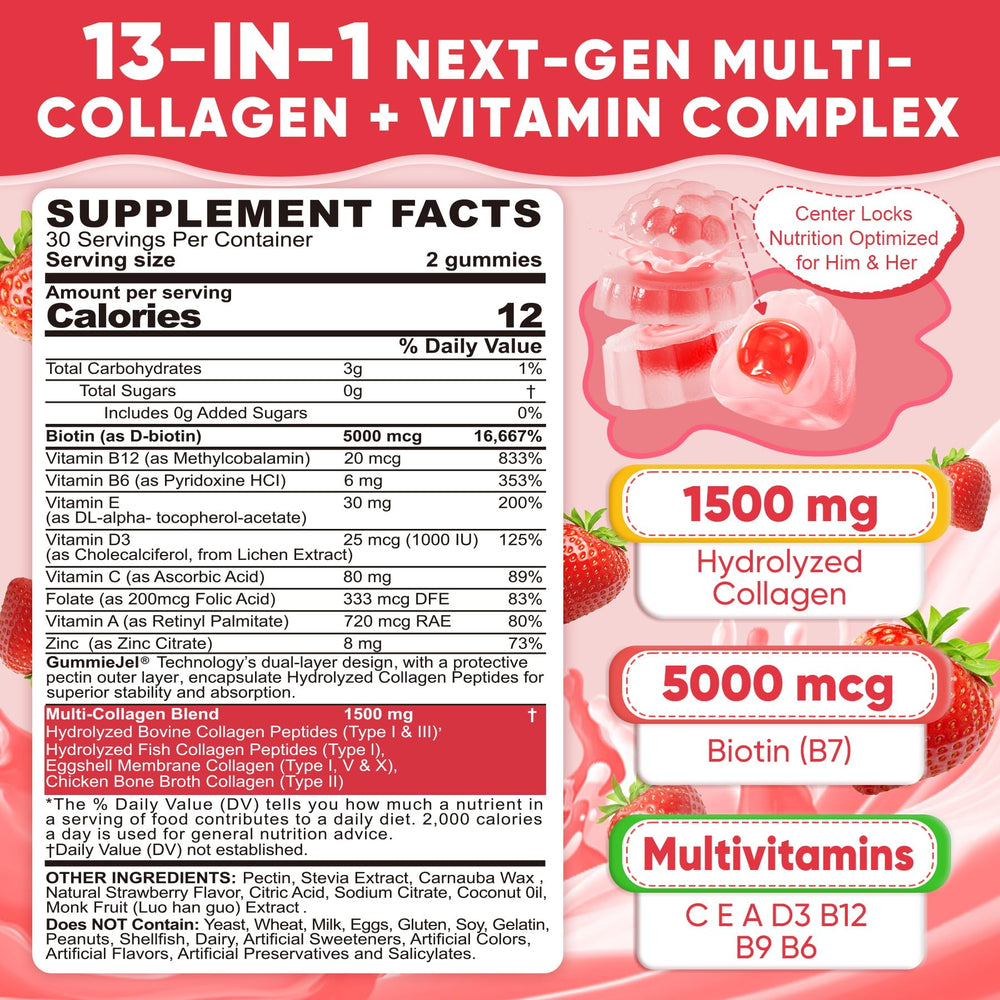 LILICARE outer layer gummy with pectin and strawberry flavor for vegan wellness.